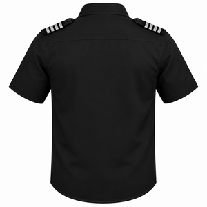 Camiseta Polo Personalizada de Verano para Guardias de Seguridad, Manga Corta, Negra, Mezcla de Algodón, Ropa de Trabajo - Product Image 2