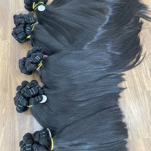 N.A.H Extensiones de cabello vietnamita crudo sin procesar Sedoso Suave Natural Sedoso Onda recta Suelta Onda profunda Paquete de cabello humano - Product Image 5