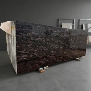 Luxury Paradizo Brown Granite Premium Natural <b>Stone</b> Slabs for Kitchen Islands Staircases Hotel Projects and Modern Interior - Product Image 2