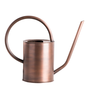 Nouvelle Arrosoir en Métal Galvanisé Décoratif, Pot à Eau à Verser Facilement, Revêtement Noir pour Arrosage Intérieur et Extérieur - Product Image 4