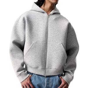 Sweats à capuche personnalisés avec logo, zippés, en molleton de coton uni, décontractés, pour l'automne et l'hiver, avec poches, coupe classique, pour sororités et fraternités - Product Image 4