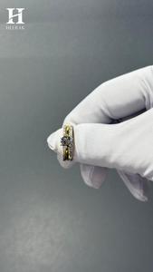 Anillo de Compromiso de Diamante Cultivado en Laboratorio, Corte Brillante Redondo, Anillo de Novia Solitario Redondo de Lujo - Product Image 2