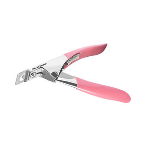 Coupe-ongles en acrylique professionnel en acier inoxydable rose pour faux ongles en forme de U – Vente en gros - Product Image 3