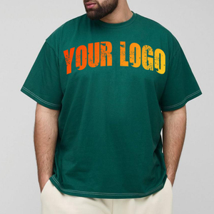 Ensemble deux pièces court pour homme grande taille, imprimé, longueur genou, couleur contrastée personnalisée, sportswear, streetwear décontracté, ensembles jumeaux - Product Image 2