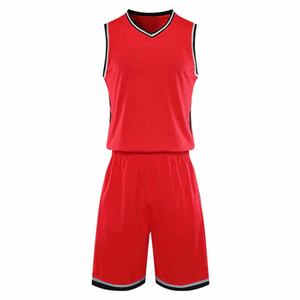 Conjunto de Uniforme de Baloncesto Personalizado OEM para Hombre, Cuello en V, Sin Mangas, Poliéster que Absorbe la Humedad, para Todas las Temporadas, Talla Adulto - Product Image 1