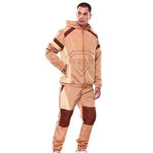 Custom Tracksuit Men Windbreaker Set Retro Paneled Hooded <b>Jacket</b> Joggers Lightweight Athletic Streetwear Clothing Manufacturer - Product Image 4