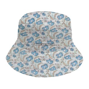Factory Sale Custom New Fashion All Over Print Quilted Bucket Hats Custom Logo Quilted Bucket Hat For <b>Men</b> Women High Quality - Product Image 2