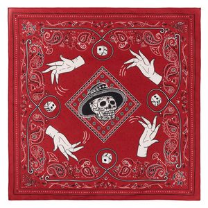 Wholesale Custom Breathable 100% Cotton Canvas Digital Print Eco-Friendly Hip Hop Scarf OEM Design Custom Logo Bandana 55x55cm - Product Image 4