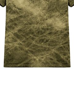 Camiseta Verde Oliva con Efecto Teñido para Hombre, Cuello Redondo, Manga Corta, Algodón, Estilo Casual Urbano, Lavado Vintage, Personalizada, OEM, Proveedor Mayorista de Camisetas - Product Image 6