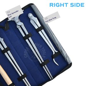 Kit d'outils de forgeage robuste avec marteau à pointe, pince à tête ronde, écarteur de semelle, outil de remodelage de chaussures métalliques et pince à semelle pour le travail au feu - Product Image 5