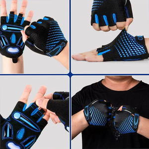 ถุงมือปั่นจักรยานแบบนิ้วสั้น น้ำหนักเบา สวมใส่สบาย ป้องกันการลื่น - Product Image 5