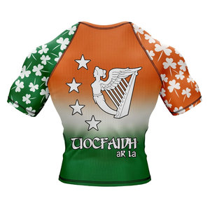 Personnalisez votre propre logo sur un rashguard à manches longues sublimé, rashguard MMA, rashguard BJJ, t-shirt de compression MMA pour hommes - Product Image 5