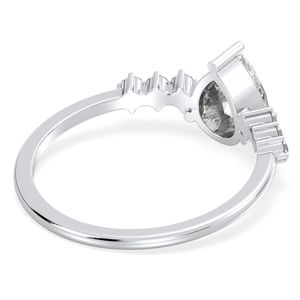REYES – bague de fiançailles personnalisée en argent Sterling 925 pour femmes, accessoires de luxe pour femmes, bijoux fins de mariage - Product Image 4
