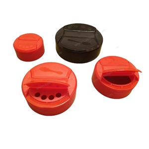 Tapas de Plástico con Orificios para Especias, Tapas de Doble Apertura para Botellas de Sal y Pimienta de Plástico de 38 mm, 53 mm y 63 mm - Product Image 1