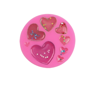 Molde de silicona para fondant 2026, varios tipos de corazones, herramientas de repostería DIY hechas a mano, decoración de pasteles de sirena, molde para muñecas Reborn, ecológico y personalizado. - Product Image 4