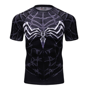 Custom Logo Men Rash Guard <b>Compression</b> <b>Shirt</b> Spandex Quick Dry MMA BJJ Training Gym Wear OEM ODM Wholesale Bulk Order - Product Image 5