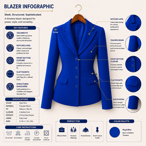 Blazer Formal Personalizado con Logotipo Griego, Ropa Masónica, Hermandad Femenina, Chaqueta de Negocios Cómoda para Mujer - Product Image 5