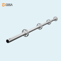 Échafaudage Ringlock Cosa Vietnamien D49 en Acier, 2,5 m, pour Conception Graphique, Bâtiments Civils et Industriels Robustes
