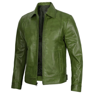 Veste en cuir pour homme sur mesure haut de gamme – Vêtement d'extérieur de créateur coupe ajustée fabriqué selon vos spécifications - Product Image 3