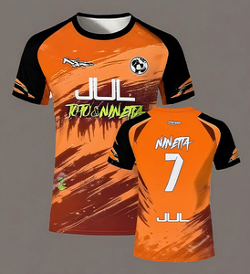 Uniforme de Fútbol para Hombre, Jersey y Pantalones Cortos con Logotipo Personalizado, Poliéster de Alta Calidad, Superventas - Product Image 5