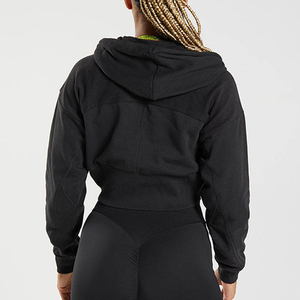 Sudadera de Forro Polar para Mujer, Venta al Por Mayor, con Logotipo y Diseño Personalizados - Product Image 2