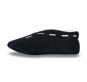 <b>Women's</b> Fuzzy <b>Moccasins</b> Genuine Leather Winter <b>Slippers</b> Plush Lined Indoor Outdoor Shoes - Product Image 4