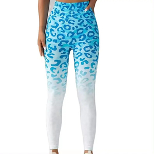 New Arrival High Quality Women's <b>Flared</b> Bell Bottom <b>Leggings</b> 100% Cotton/Bamboo Fiber Breathable Seamless Elastic Waist Workout - Product Image 3