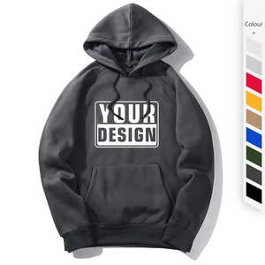 Sweat-shirt à capuche oversize personnalisé avec logo imprimé, 100% coton, 300g, streetwear, uniforme d'hiver, mode, sweats à capuche personnalisés pour hommes - Product Image 2