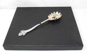 Ensemble de cuillères de service plaquées or, design vintage, finition miroir, manche long, ustensiles en métal durables pour les mariages - Product Image 2