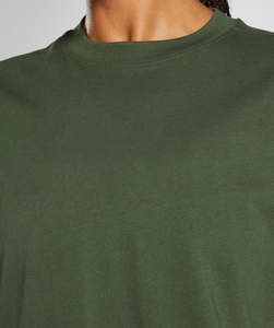 Camiseta Oversize de Verano para Mujer, Top Holgado de Media Manga con Apliques Frescos, Ideal para Parejas, 100% Algodón - Product Image 4