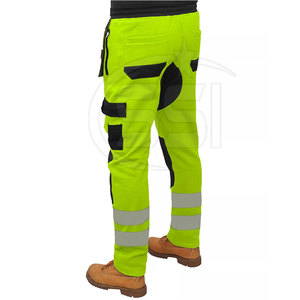 Maintenance Tasks Safety Jogger Pant ANSI Class 2 <b>LED</b> Flash Waterproof Breathable Industrial Bottom Flexible Comfort for Logo - Product Image 5