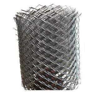 Malla de Alambre de Acero Galvanizado en Rollo, Rejilla Metálica Expandida con Patrón Cuadrado de Diamantes para Refuerzo de Muros de Bloques de Hormigón - Product Image 4