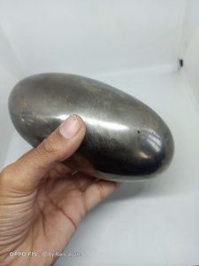 Piedra de pirita natural pulida, cristal curativo, piedra Shiva Lingam para meditación, decoración del hogar. - Product Image 4