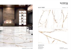 Elegante Baldosa de Porcelana Brillante 600x1200, Formato Grande, Superficie Pulida Premium, para Paredes y Pisos, Uso Interior y Exterior Moderno - Product Image 2