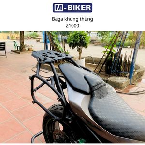 Portaequipajes Trasero M-Biker Z1000 con Alforjas de Cuero Usadas Thp CNC 12kg 110x35x30cm - Product Image 5