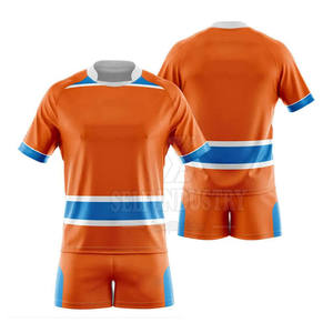 Tenues de rugby de haute qualité, nouveau design, séchage rapide, respirantes, 100% polyester, couleurs et logo personnalisés, service OEM, vente en gros - Product Image 1