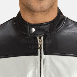 Veste en cuir de qualité supérieure pour homme, veste de motard chaude pour l'hiver, vêtements d'extérieur tendance, fournisseur en gros de vestes d'hiver pour homme - Product Image 5