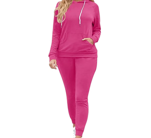 Casual Solid Color With Logo Customized Size Cheap Price Women Tracksuits For Street Wear New Arrival Women Tracksuit Casual - Product Image 4