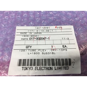 Tokyo Electron TEL 017-002047-1 Tube Flex - Équipement et pièces semi-conductrices de confiance, de renommée mondiale - Product Image 3