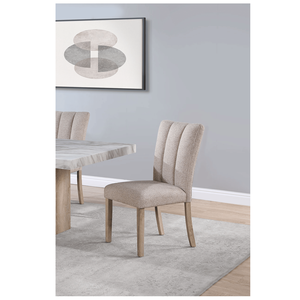 Kit di 2 sedie da pranzo in pietra beige - Product Image 5