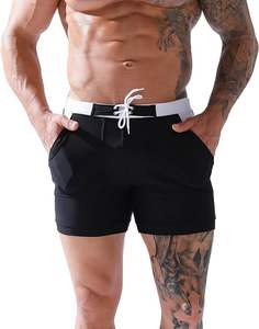 กางเกงว่ายน้ำชายแบบสวมใส่สบาย 3 มิติ ผลิตตามสั่ง ทำจากโพลีเอสเตอร์/ไนลอน ซับในแบบรัดรูป ความยาว 7 นิ้ว แห้งเร็ว ป้องกันรังสียูวี - Product Image 4