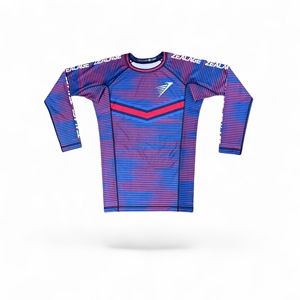 ชุดโนกิแบบกำหนดเอง เสื้อรัดกล้ามเนื้อ BJJ สำหรับ MMA โนกิ ยิวยิตสู กางเกงกราปลิงพิมพ์ลายแบบซับลิเมชั่น ผลิตในปากีสถาน - Product Image 3