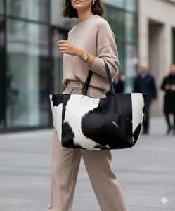 กระเป๋าถือหนังแท้สีน้ำตาลสำหรับผู้หญิง พร้อมซิปปิด รุ่น LTB-0441 เหมาะเป็นของขวัญวาเลนไทน์ - Product Image 5