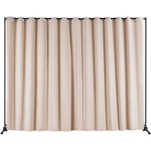 Kaki ufficio camera da letto sala da pranzo studio pannello portatile camera divisorio ruote divisorio Stand Privacy schermo 8 ft X 10 ft - Product Image 1