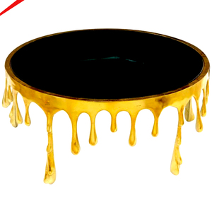 Support à gâteau élégant en métal plaqué or, design moderne et luxueux en forme d'arbre, pour la décoration de mariage - Product Image 3