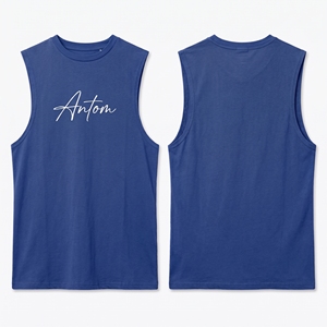Débardeur respirant personnalisé pour homme, chemise sans manches blanche, singlet de sport vierge, coton, coupe musclée, décontracté élégant, veste d'entraînement, logo OEM - Product Image 6