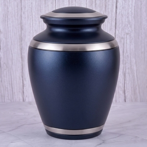 Urna Funeraria de Latón Rosa y Plateado para Cenizas Humanas, con Superficie Mate, para Funeral y Entierro - Product Image 4