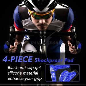Guantes de Ciclismo Deportivos Ligeros Más Vendidos, Material de Neopreno, Compatibles con Pantalla Táctil, Transpirables, Medios Dedos, Unisex - Product Image 3