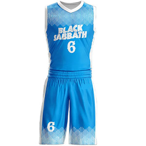 Ensemble de maillot de basket-ball rose personnalisé, uniforme en maille sans manches à col en v avec nom de l'équipe et numéro 00 pour adultes toutes saisons - Product Image 4