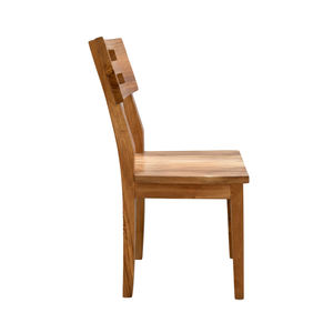 Chaise de salle à manger moderne en bois de Suar organique robuste et écologique, style sans accoudoirs, chaise en bois robuste pour entrée, hôtel, décoration commerciale - Product Image 2
